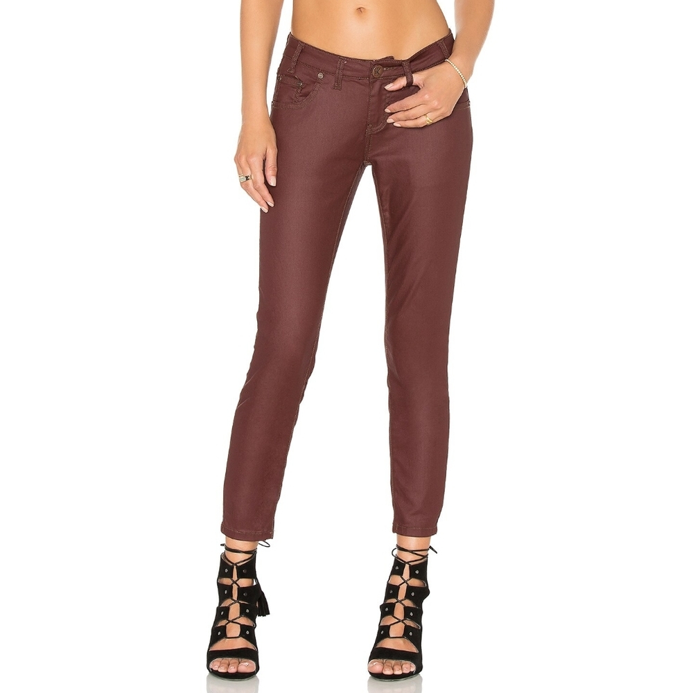 One Teaspoon Freebird II Skinny Jeans in Bordeaux